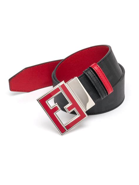 fake red fendi belt|fendi men's reversible belt.